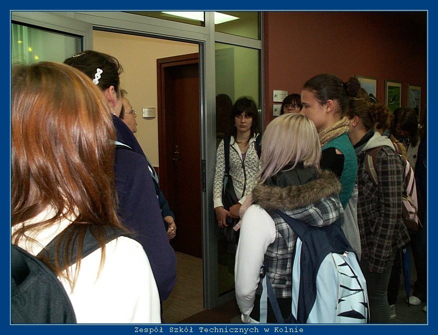 Wizyta uczni�w ZST Kolno w Banku Sp�dzielczym w Kolnie autor: ZST Kolno, LO Kolno, LP Kolno 