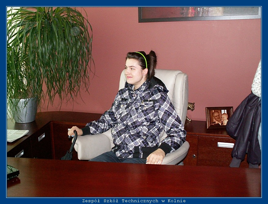 Wizyta uczni�w ZST Kolno w Banku Sp�dzielczym w Kolnie autor: ZST Kolno, LO Kolno, LP Kolno 