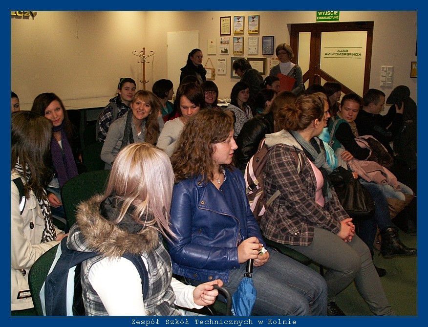 Wizyta uczni�w ZST Kolno w Banku Sp�dzielczym w Kolnie autor: ZST Kolno, LO Kolno, LP Kolno 