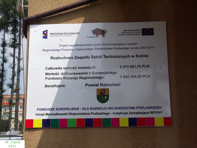 Budowa ��cznika- rozbudowa ZST w Kolnie
 autor: ZST Kolno, LO Kolno, LP Kolno 