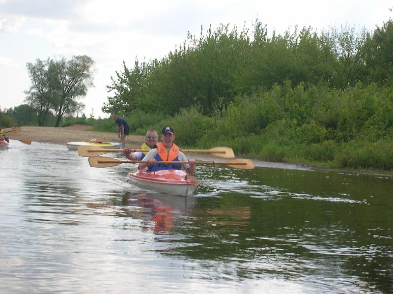 Sp�yw kajakowy 2008- ZST Kolno
 autor: ZST Kolno, LO Kolno, LP Kolno 