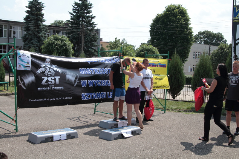 III Mi�dzyszkolne Mistrzostwa w Wyciskaniu Sztangi Le��c autor: ZST Kolno, LO Kolno, LP Kolno 